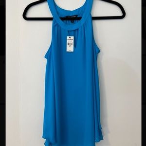 Flowy cobalt blue top from Express. NWT